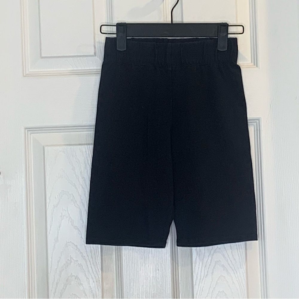 Good American Essential Bike Shorts Black Size 1/Small